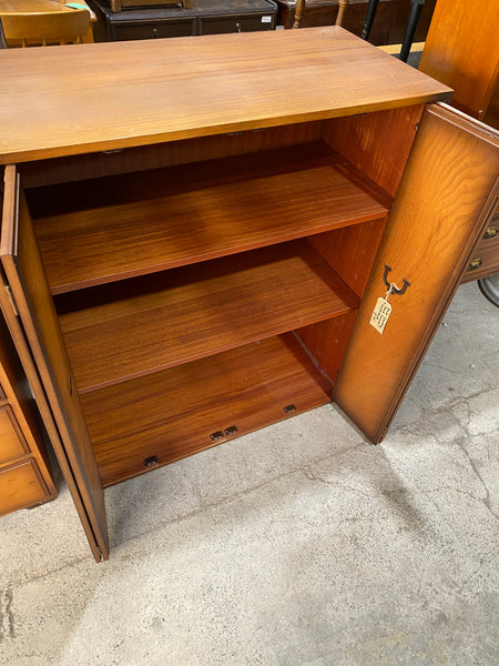 Mid-Century Cupboard with Folding Doors