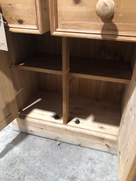 Narrow Rustic Pine Welsh Dresser