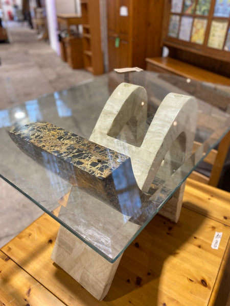 GHC - Vintage Tiled Marble Side Table By Tsaro