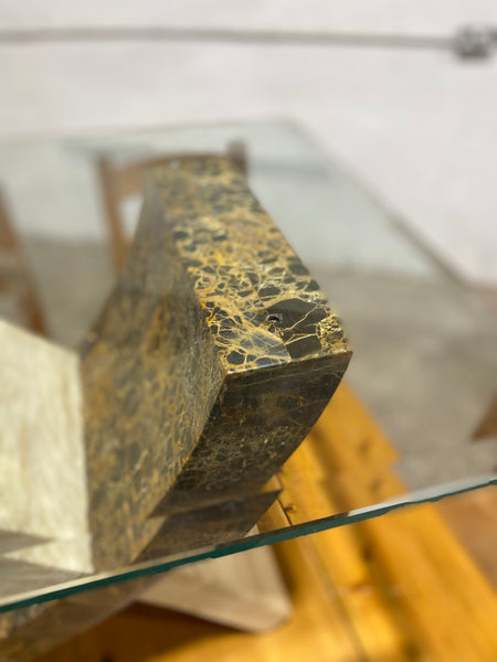 GHC - Vintage Tiled Marble Side Table By Tsaro