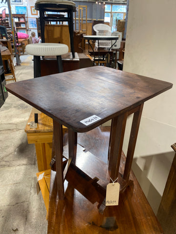 Mahogany Drop Leaf Side Table