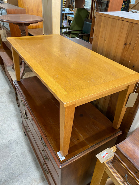 Solid Oak Wood Coffee Table