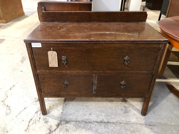 GHC - Vintage Oak Two Drawer Chest of Drawers