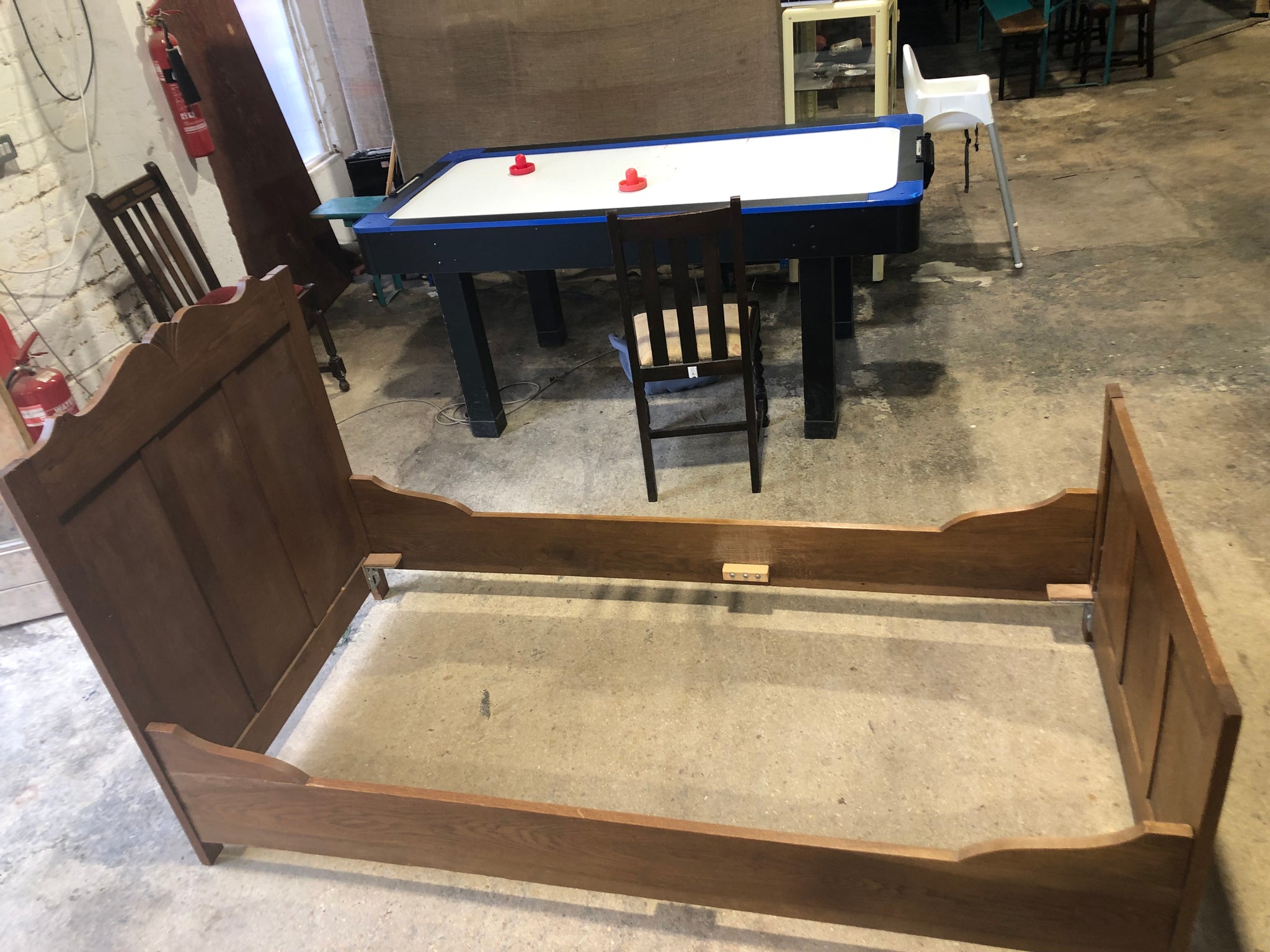 Single Wooden Sleigh Bed (PROJECT)