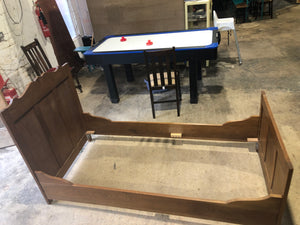 Single Wooden Sleigh Bed (PROJECT)