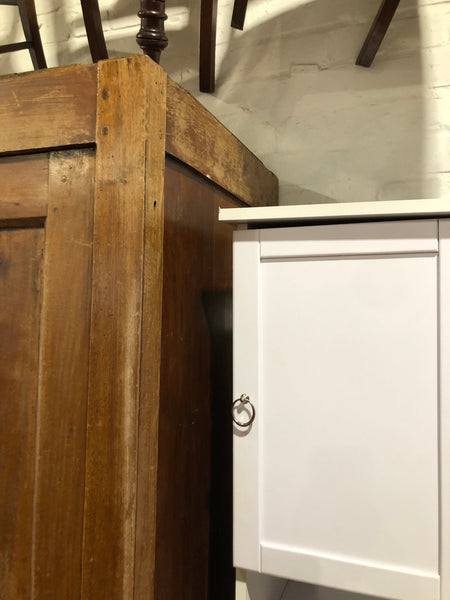 Antique Walnut Linen Cupboard
