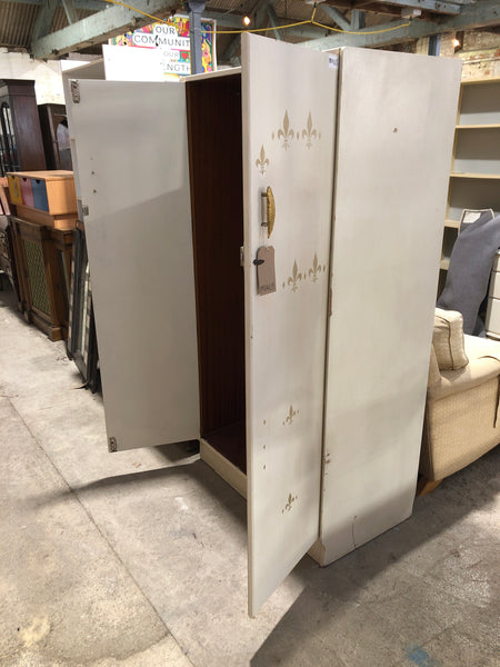 Decorative Cream & Gold Wardrobe