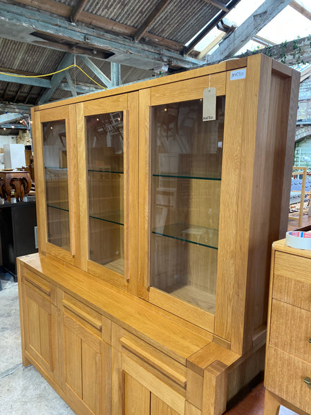 Large Contemporary Oak Dresser