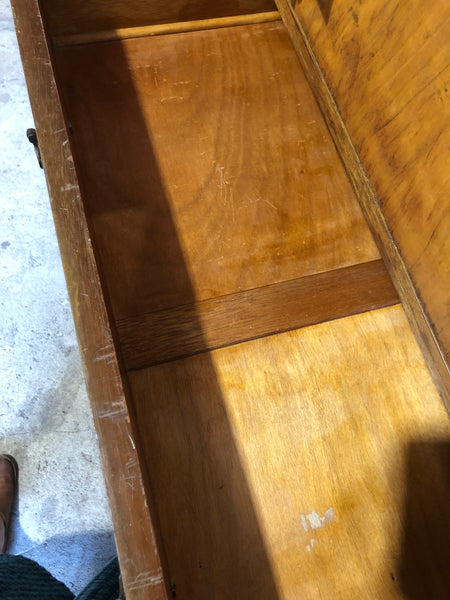 Vintage Light Oak Chest of 3 Drawers