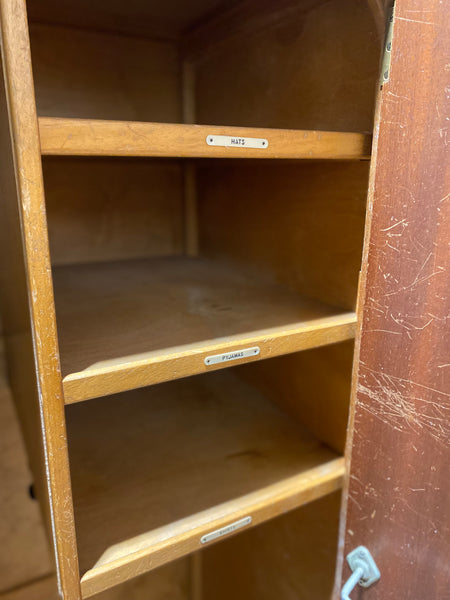 Vintage Painted Lebus Wardrobe