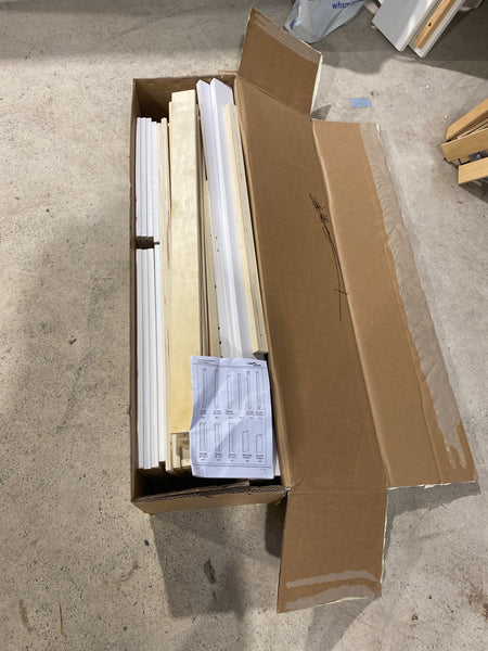 White Vidaxl Single Day Bed - New In Box Unbuilt