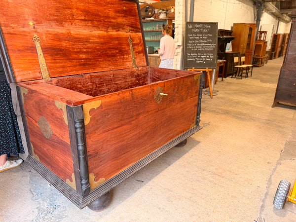 Giant Antique Wooden Chest