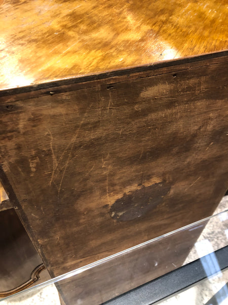 Antique Walnut Low Corner Cupboard