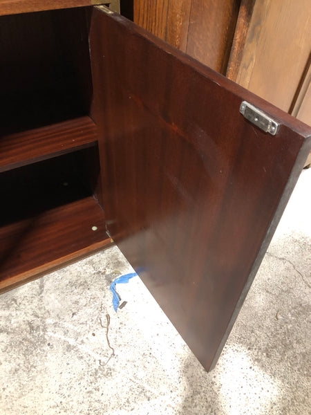 Vintage Display Cabinet with Cupboard