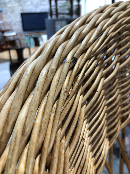 Wicker Egg Bucket Chair