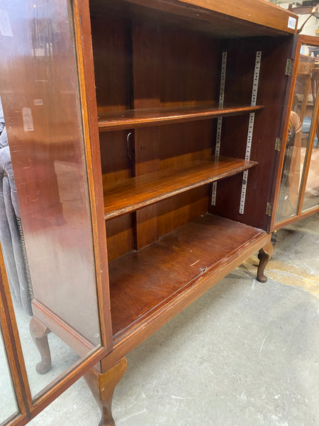 Creole Legged Glazed Bookcase
