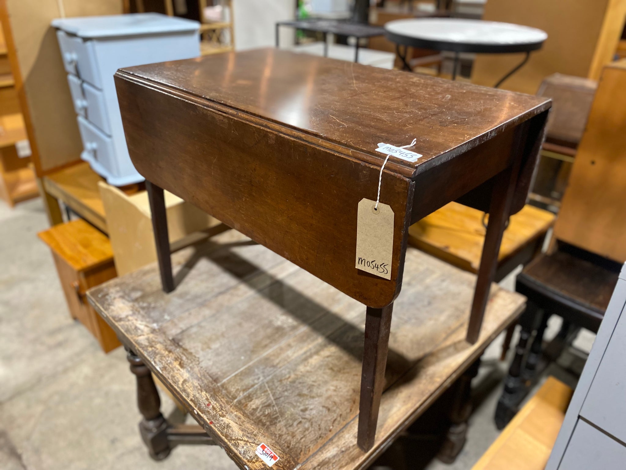 Small Mahogany Drop Leaf Table