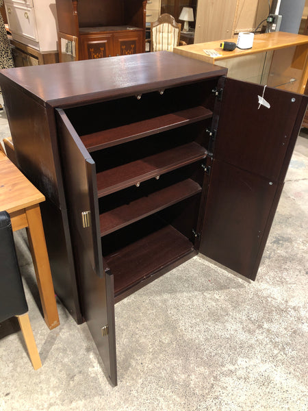 Small Veneer Linen Cupboard