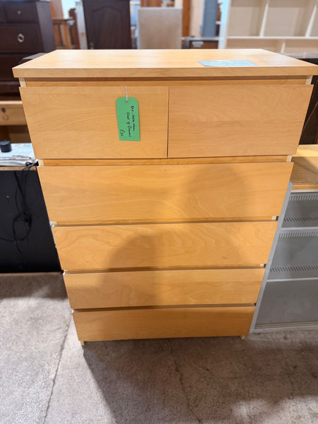 REF - Beech IKEA Malm Chest of Drawers
