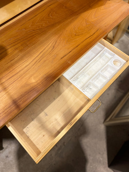 Mid Century Teak Magic Box Desk