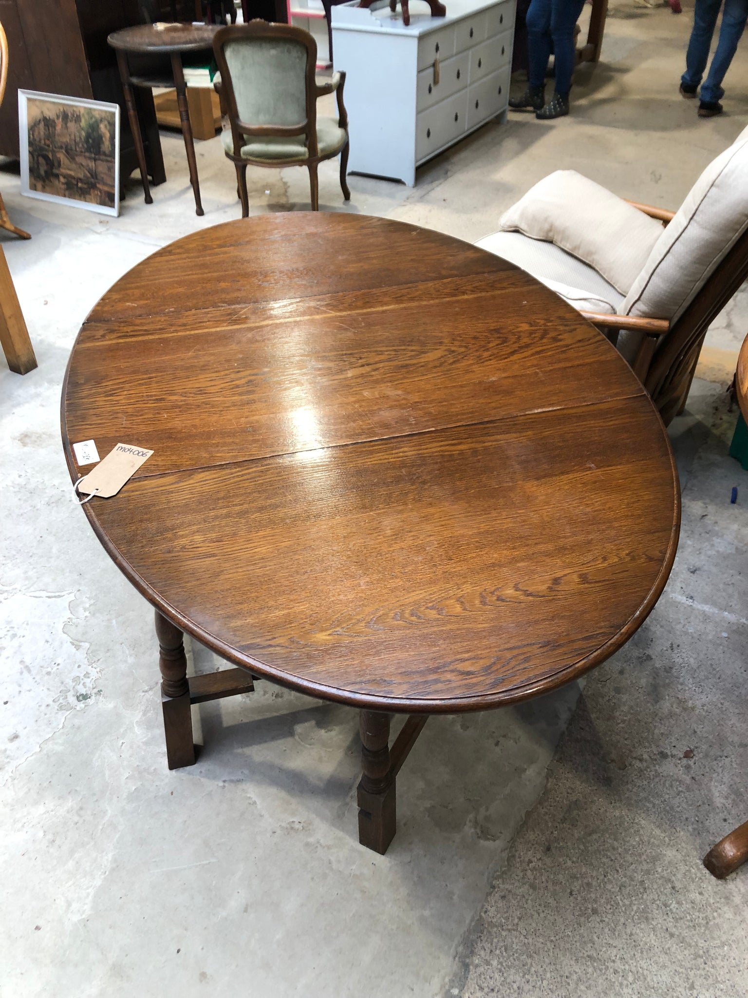 HRC - Oak Drop Leaf Table