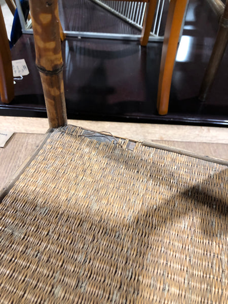 Vintage Tiger Bamboo Side Table