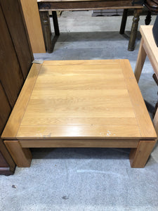 Oak Veneer Square Coffee Table