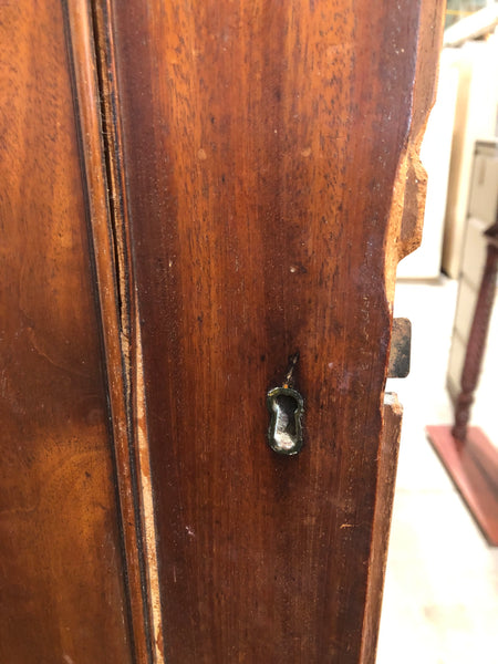 19th Century Mahogany Linen Cupboard