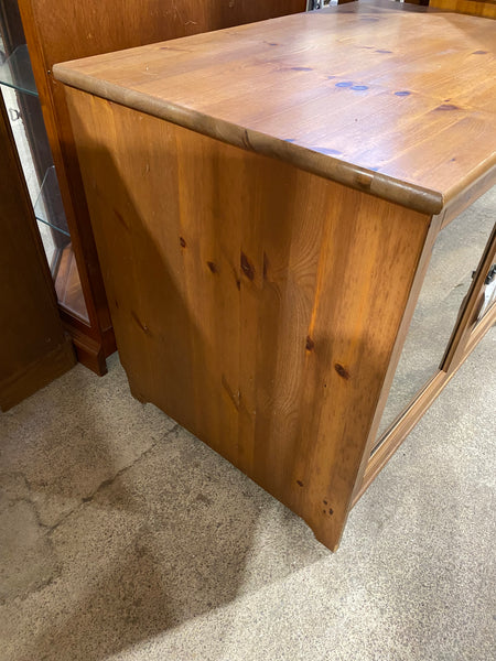 Ikea Glass Fronted Storage Cupboard