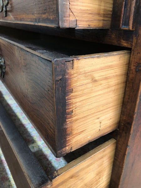 Large Antique Oak Bureau