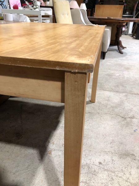 Veneer Dining Table with Drawer