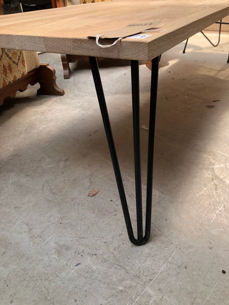 Industrial Oak Pin Legged Coffee Table