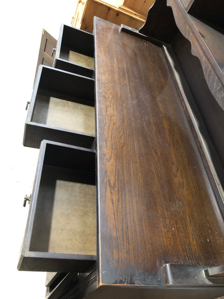 Dark Wood Vintage Dresser