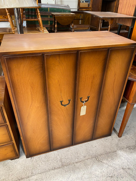 Mid-Century Cupboard with Folding Doors