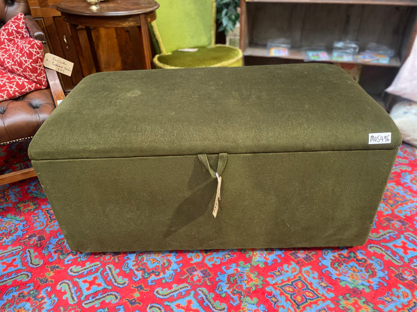 GHC - Vintage Green Ottoman