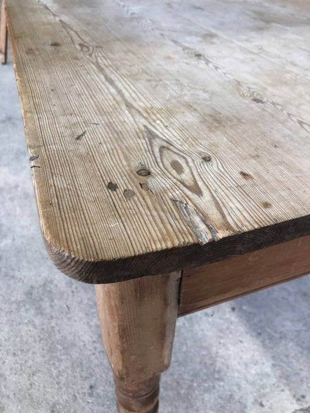 Pitch Pine Farmhouse Kitchen Table