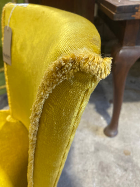 GHC - Vintage Yellow Bedroom Chair