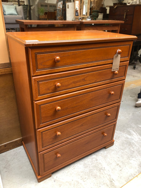 Tallboy Chest of 5 Drawers