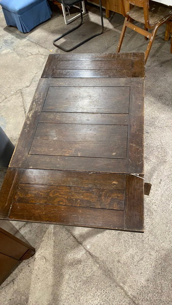 Oak Extendable Square Table