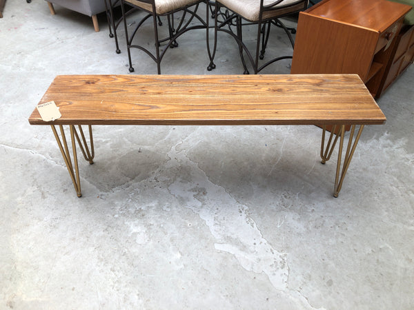 Contemporary Pine Bench