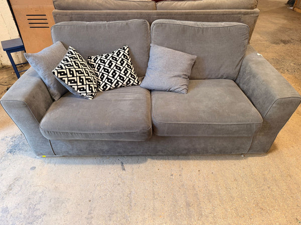 Large Two Seat Grey Sofa