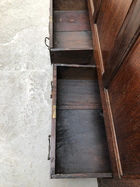 Antique Oak Mule Chest