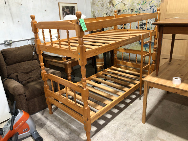 REF - Wooden Single Bunkbed Frame
