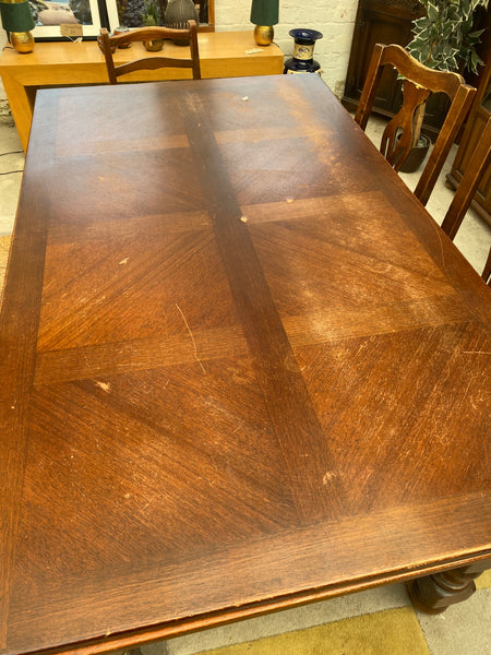 Large 6-10 seater Oak Refectory Dining Table