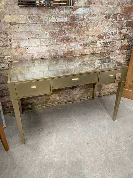 Gold Mirrored Dressing Table