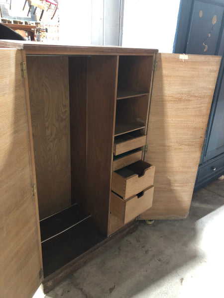 GHC - Vintage Teak Double Wardrobe