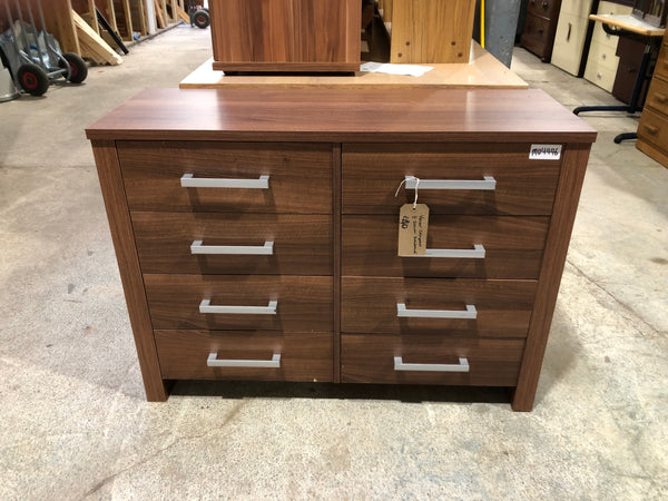 Veneer Compact 8 Drawer Sideboard