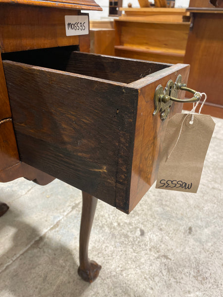 Antique Burr Walnut Low Boy