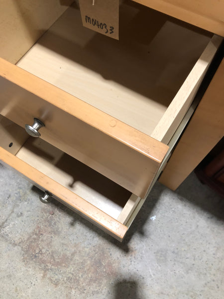 Veneer Pedestal Desk