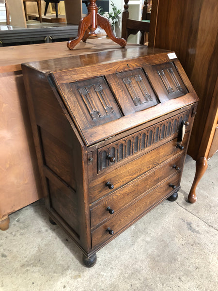 GHC - Carved Oak Bureau